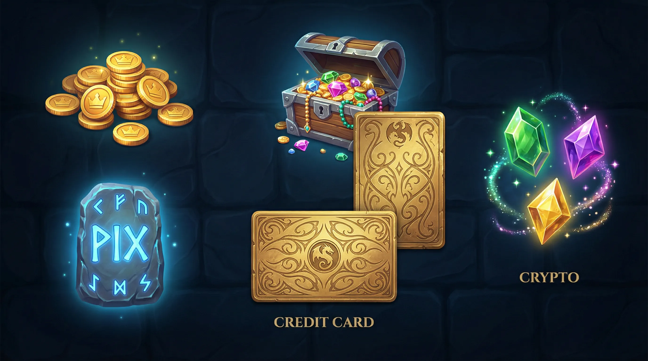 Métodos de Pagamento brlbet - PIX, Cartões, Crypto